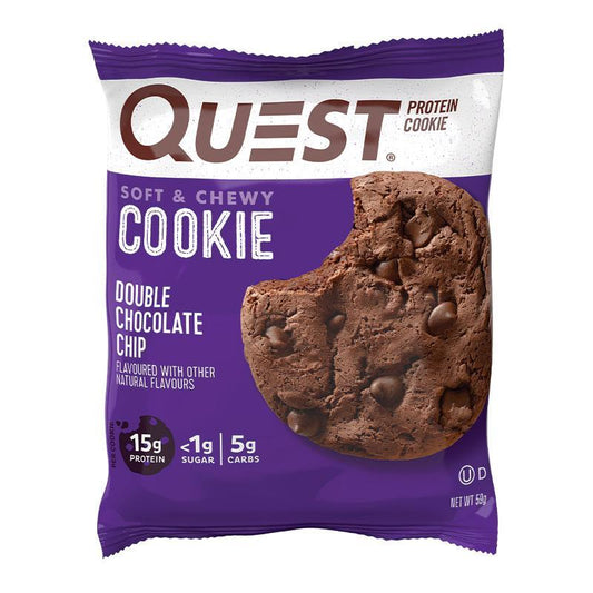 Quest Protein Cookie - Double Chocolate Chip 59g | Decadent Delight - Auzzi Store