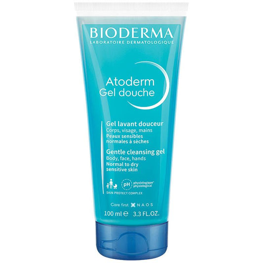 Bioderma Atoderm Gentle Cleansing Gel for Body, Face, and Hands - 100ml-Auzzi Store