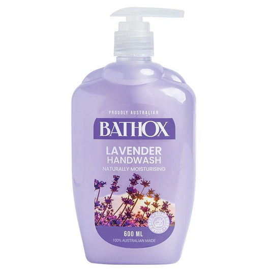 Bathox Hand Wash Pure Lavender 600ml - Soothing & Refreshing Cleanser-Auzzi Store