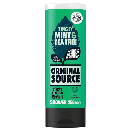 Original Source Mint & Tea Tree Shower Gel 250ml – Refreshing Body Wash