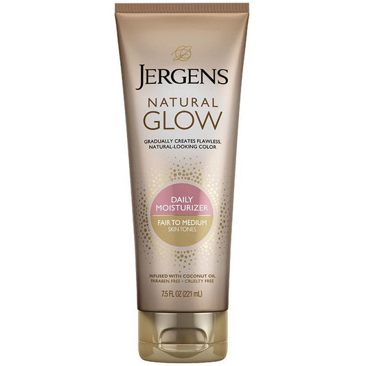 Jergens Natural Glow Daily Moisturiser for Fair to Medium Skin Tones - 221ml - Auzzi Store