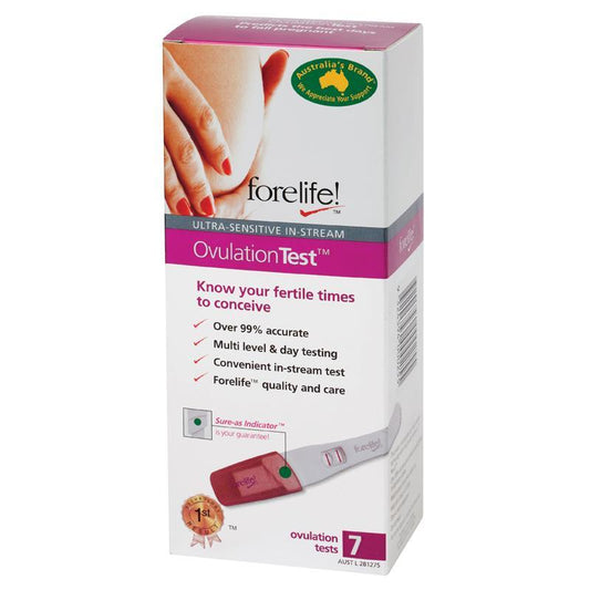 Forelife Ultra Sensitive Ovulation 7 Test - Predict Your Fertility Window - Auzzi Store