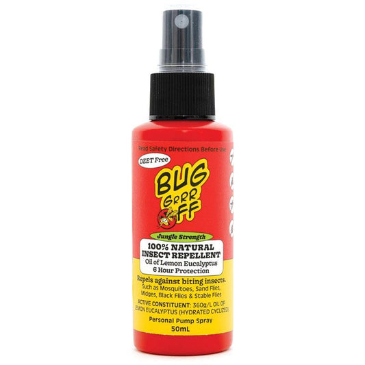 BUG-grrr OFF Jungle Strength Natural Insect Repellent Spray - 50ml - Auzzi Store