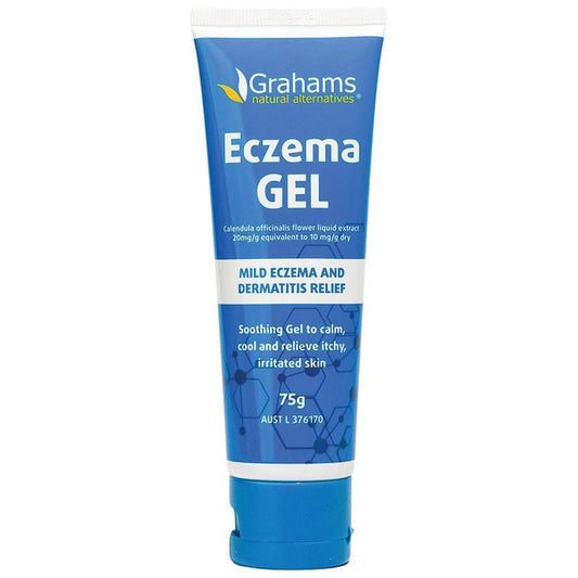 Grahams Eczema Gel And Dermatitis Relief 75g - Soothing Skin Treatment