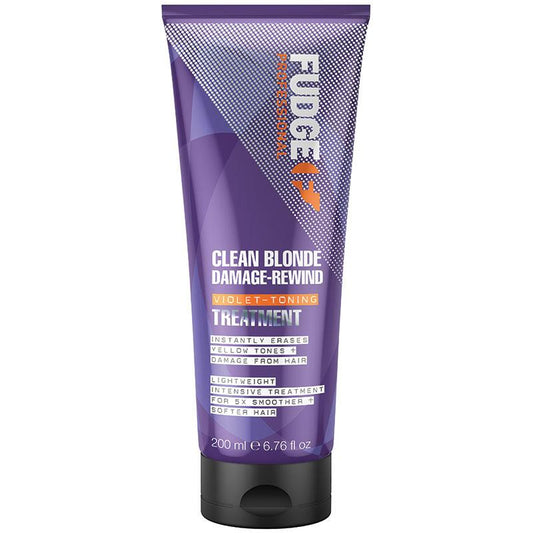 Fudge Professional Clean Blonde Damage Rewind Purple Toning Treatment 200ml