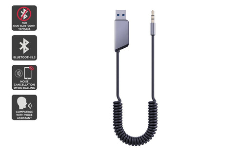 Kogan USB Powered Car Bluetooth Adapter with 3.5mm Aux - Auzzistore