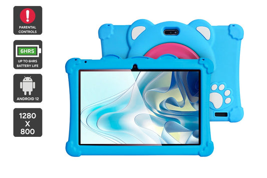 Kogan Explore Junior 10.1" Kids Android Tablet with Protective Case (Blue) - Auzzistore