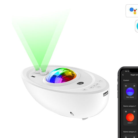 Kogan SmarterHomeâ„¢ Aurora & Star Light Projector with Bluetooth Speaker - Auzzistore