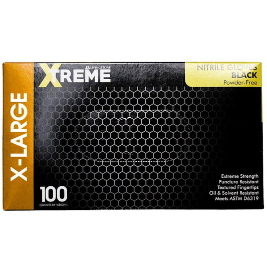 Livingstone Xtreme Thick Heavy Duty Nitrile Gloves - Extra Large (100 Pieces)-Auzzi Store