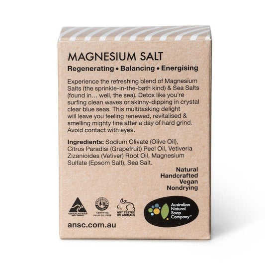 Australian Natural Soap Company Magnesium Salt Detoxifying Cleanse 3-Pack