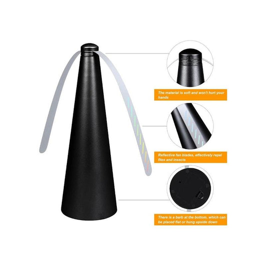 Living Today Shoo-Fly Chemical Free Fly Repellent Fan - Battery Operated - Auzzistore