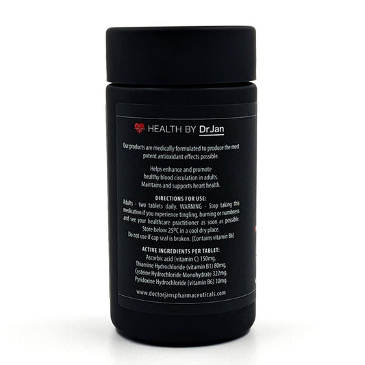 Health by Dr Jan Heart Health Antioxidant Supplement 60 Vegan Tablets – view 2