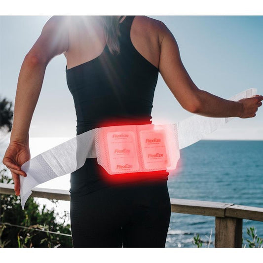 FlexEze Back Pain Heat Wrap 20 Pack Bundle - Effective Pain Relief