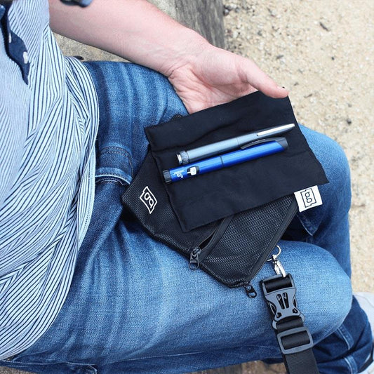Glucology Insulin Cooler Bags 5 Pen Black - Keep Your Insulin Cool for 36 Hours – view 2