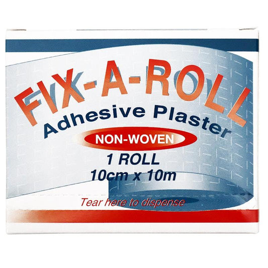 Fix-A-Roll 10cm x 10m Adhesive Dressing Tape - Strong & Versatile