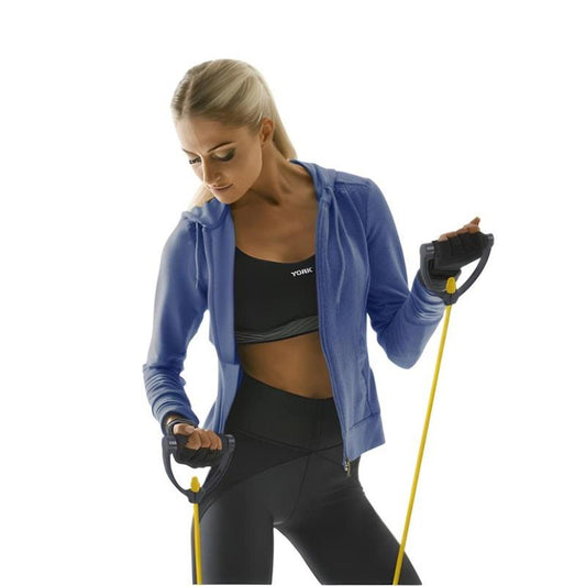York Adjustable Resistance Tube (Medium) - 1pc for Enhanced Muscle Strength