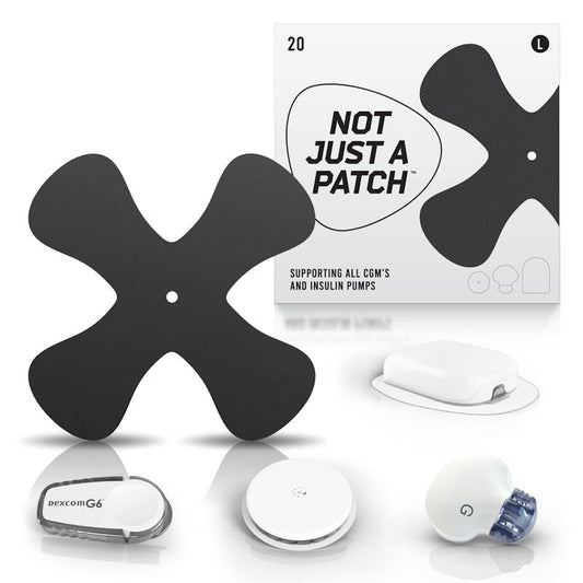 Not Just a Patch CGM Patches for Libre, Dexcom, and Medtronic - X-Patch 20 Pack