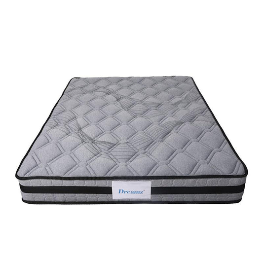 DreamZ King Spring Mattress - Pocket Egg Crate Foam - Medium Firm 22CM
