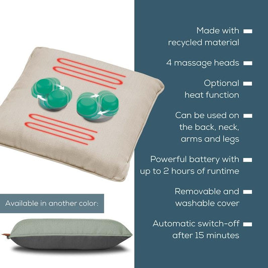 Beurer MG139 Rechargeable Massage Cushion with Heat Function - One Size-Auzzi Store