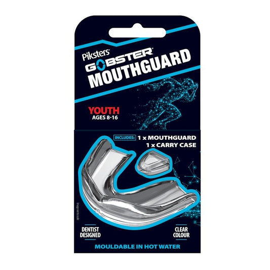 Piksters Gobster Youth Mouthguard with Case - 1 Pack for Ages 8-16