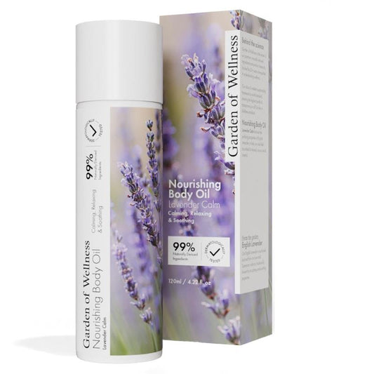 Garden of Wellness Nourishing Body Oil Lavender Calm 120ml - Soothe and Relax