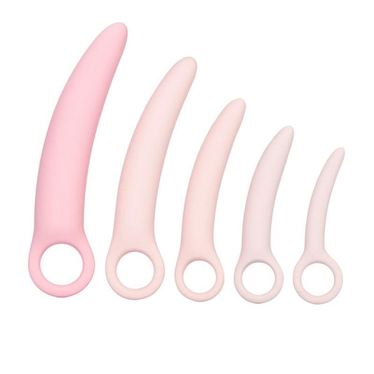 CalExotics Inspire Silicone Dilator 5 Piece Set - Comfort and Care