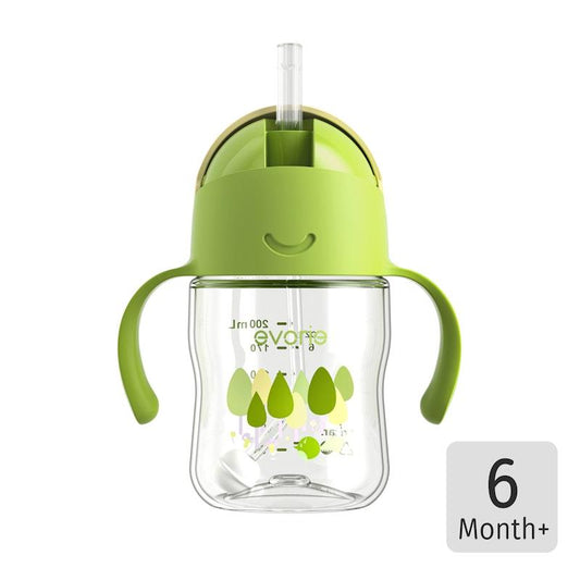Evorie Tritan Baby 360 Straw Water Bottle Sippy Cup 200mL - Amazon-Auzzi Store