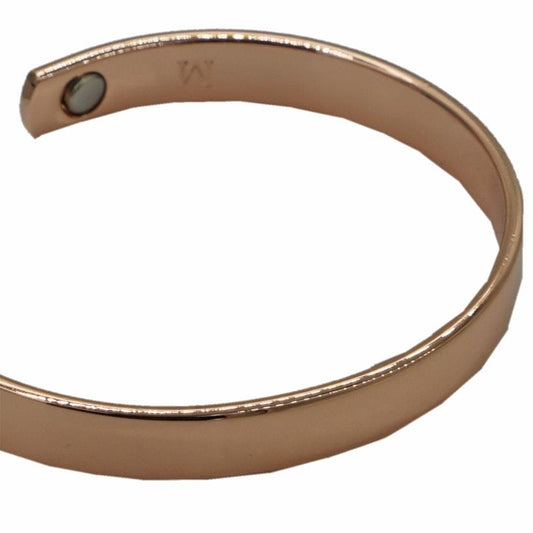 Dick Wicks Activease Magnetic Copper Wrist Health Bangle - SML: Natural Wellness – view 2 - Auzzistore