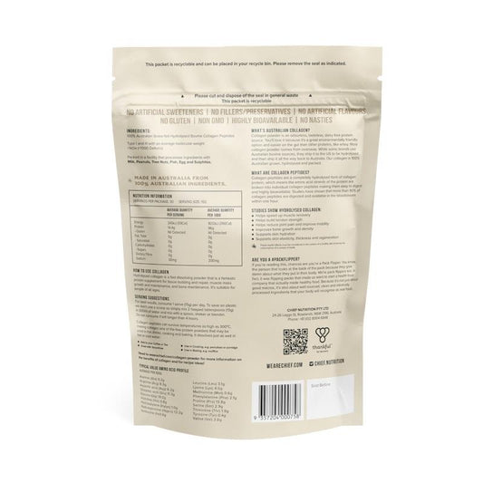 Chief Collagen Protein Powder (30 Serves) - Unflavoured Natural Booster-Auzzi Store
