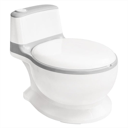BoPeep Kids Potty Trainer Seat - Safety Toilet Training Toddler Non-Slip Grey