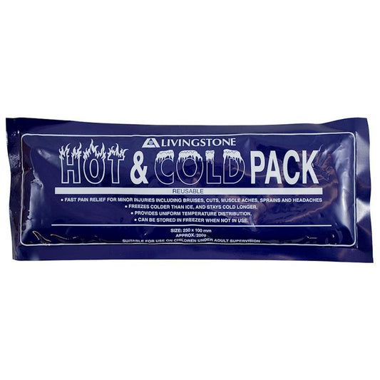 Livingstone Hot and Cold Pack - 200g (10 x 25cm) for Pain Relief