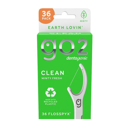 GO2 Dentagenie Clean Flosspyx - 36pk x 3 Multipack for Superior Dental Care-Auzzi Store