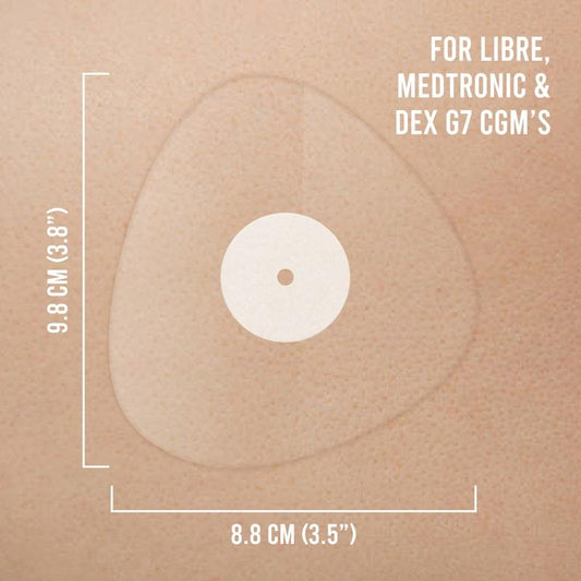Not Just a Patch CGM Patches for Freestyle Libre and Medtronic - Clear 20 Pack