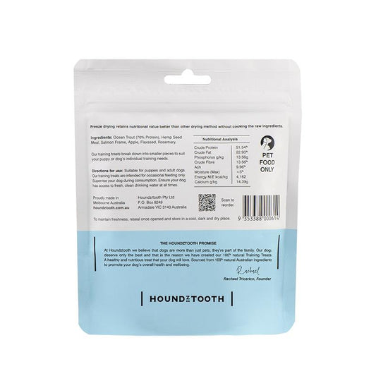 HOUNDZTOOTH Ocean Trout Training Treats 50g - All Natural Dog Rewards