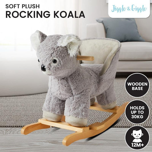 Jiggle & Giggle Soft Plush Toy Rocker Koala - Cuddly Adventure Awaits - Auzzistore