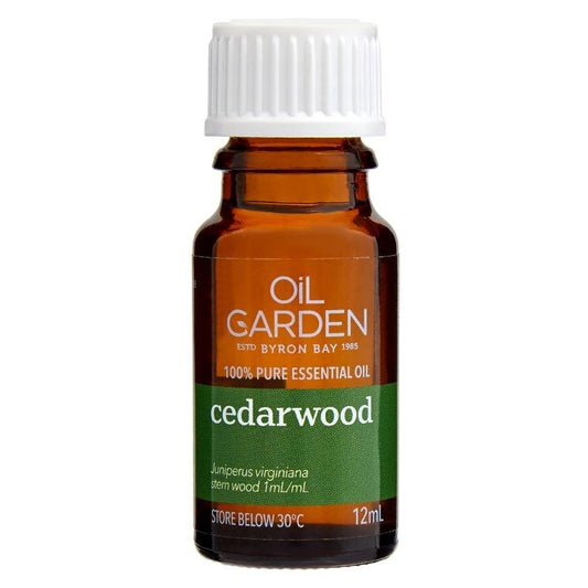 Oil Garden Cedarwood Pure Essential Oil 12ml - Natural Aromatherapy - Auzzistore