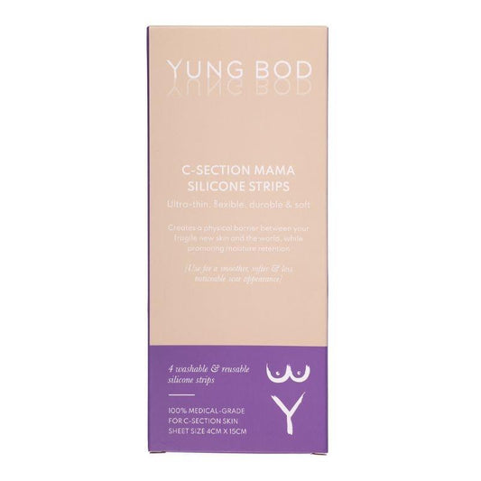 YUNG BOD C-Section Silicone Strips 1 Pack - Scar Treatment for New Moms
