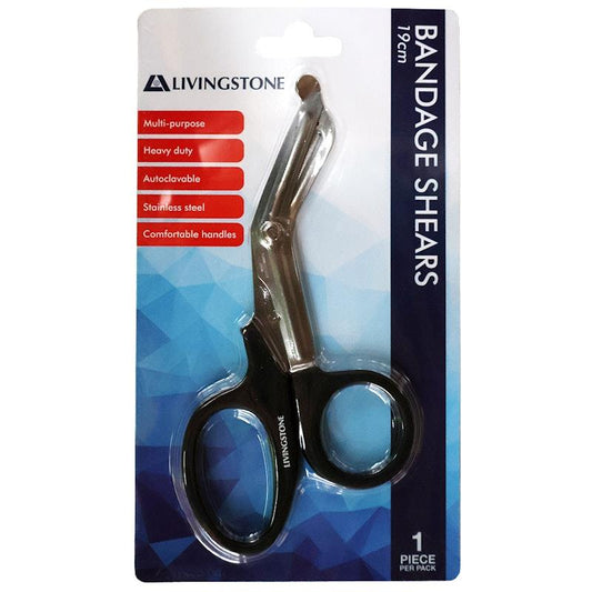 Livingstone Multi-Purpose Bandage Scissors - 19cm Stainless Steel-Auzzi Store