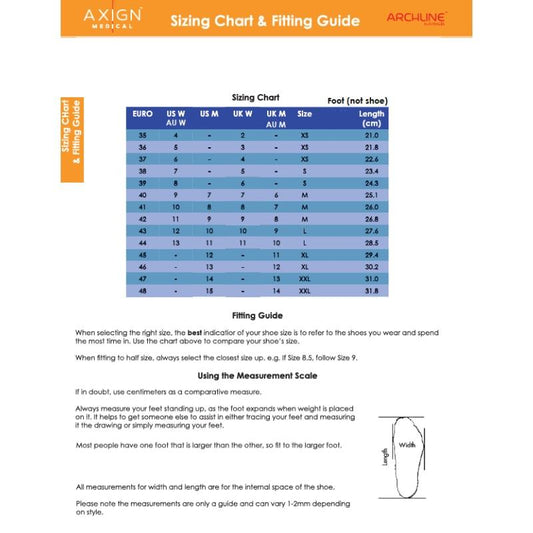Archline Full Length Orthotics Insoles for Pain Relief - Euro Size 46