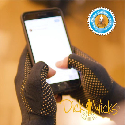 Dick Wicks Activease MAGNO-GLOVES (pair) - Black MED: Enhanced Hand Comfort – view 2
