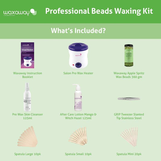 Waxaway Professional Beads Waxing Kit - Ultimate Home Waxing Solution-Auzzi Store