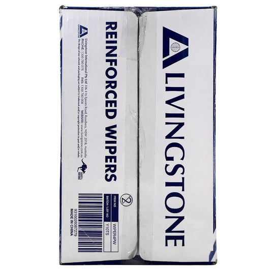 Livingstone Reinforced Pop-Up Wipers - 4-Ply (24 x 42 cm, 160 Pieces/Box)-Auzzi Store