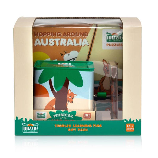 Mizzie The Kangaroo Toddler Learning Time Gift Set - Fun Educational Toys - Auzzistore