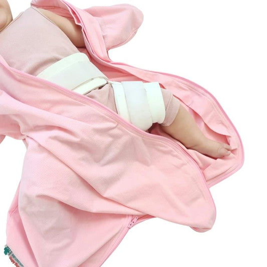 Baby Loves Sleep Sleepy Hugs 'Cool' Extra-Wide Sack - Candy Pink (Summer) 3-6M – view 2 - Auzzistore