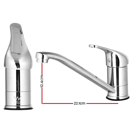 Cefito Kitchen Mixer Tap Mixer Long Spout Sink Faucet Basin Laundry Chrome – view 2