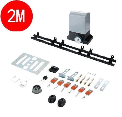 Electric Sliding Gate Opener 550W 0.74HP for 2m Gates w/ 6 Remotes & APP – view 2