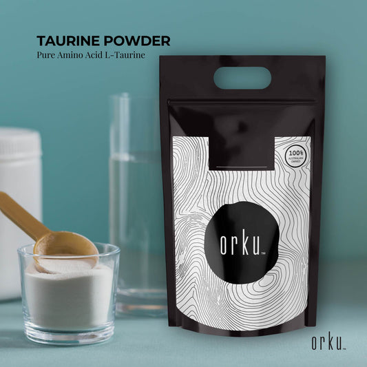 Orku Taurine Powder 5Kg - 100% Pharmaceutical & Food Grade L-Taurine Supplement – view 2 - Auzzistore