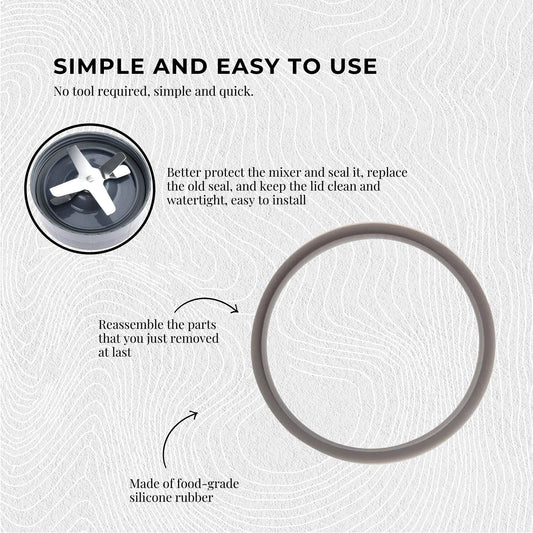 For Nutribullet Grey Gasket Seal Ring - Suits New 600 W 1200 W 900 W – view 2