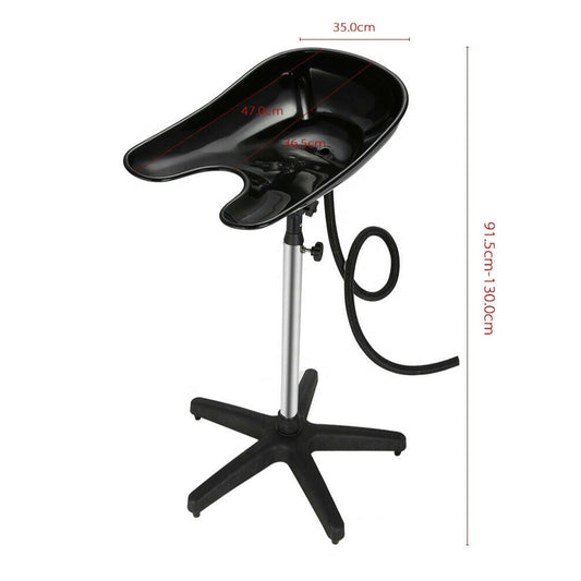 Portable Hairdressing Salon Basin Hair Washing Sink Shampoo Wash Standing Bowl – view 2