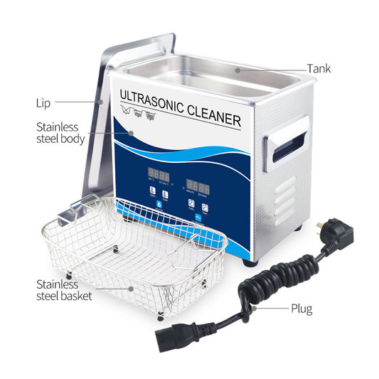 3.2L Digital Ultrasonic Cleaner Jewelry Ultra Sonic Bath Degas Parts Cleaning – view 2